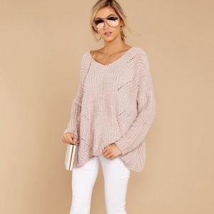 Red dress boutique sweater